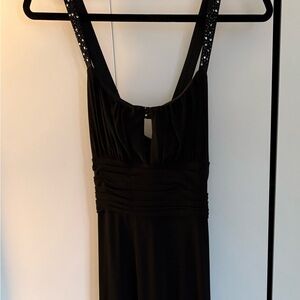 Elegant Black maxi Evening Gown